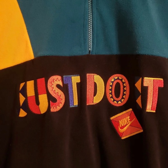 NIKE JUNGLE REISSUE JUNGLE FLEECE PULLOVER 1/4 ZIP MENS XXL CW1341-010 NWT - Picture 4 of 7